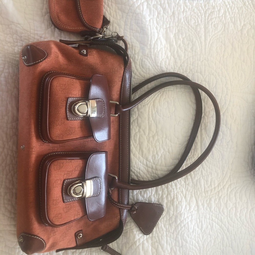 Dooney and Bourke double pocket tote